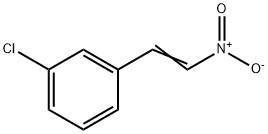 β-ニトロ-3-クロロスチレン 化学構造式