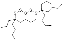 di(tert-dodecyl) pentasulphide  Structure