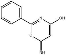 6H-1,3-Oxazin-4-ol, 6-imino-2-phenyl- 结构式