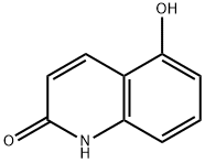 5-ヒドロキシ-2(1H)-キノリノン 化学構造式