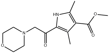 1H-Pyrrole-3-carboxylicacid,2,4-dimethyl-5-(4-morpholinylacetyl)-,methylester(9CI)|