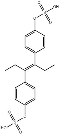 (E)-4,4'-(1,2-diethylethylene)diphenyl bis(hydrogen sulphate)|(E)-4,4'-(1,2-二乙基亚甲基)二苯基双(硫酸氢)