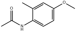 N-(4-methoxy-2-methylphenyl)acetamide Struktur