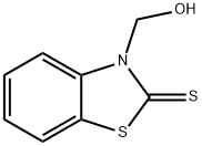 3-HYDROXYMETHYL-1,3-BENZOTHIAZOLE-2-THIONE,3161-57-7,结构式