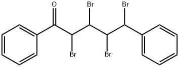 2,3,4,5-Tetrabromo-1,5-diphenyl-1-pentanone,31611-84-4,结构式