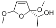 (1R)-(2,5-ジメトキシ-2,5-ジヒドロフラン-2-イル)エタノール 化学構造式