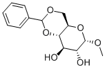 甲基-4,6-O-亚苄基-Α-D-吡喃葡糖苷,3162-96-7,结构式