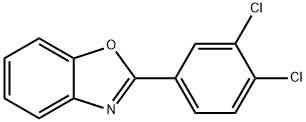 2-(3,4-二氯苯基)苯并[D]恶唑 结构式