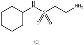 2-Amino-ethanesulfonic acid cyclohexylamidehydrochloride Structure