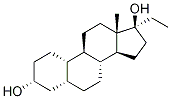 17-エチル-5β-エストラン-3α,17β-ジオール 化学構造式