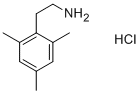 2 4 6-TRIMETHYLPHENETHYLAMINE HYDROCHLO& Struktur