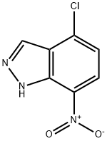 4-CHLORO-7-NITRO INDAZOLE,316810-81-8,结构式