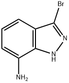 3-溴-1H-吲唑-7-胺, 316810-90-9, 结构式
