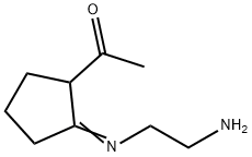 Ethanone, 1-[2-[(2-aminoethyl)imino]cyclopentyl]- (9CI) 化学構造式