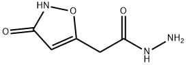 5-Isoxazoleaceticacid,3-hydroxy-,hydrazide(8CI) 化学構造式