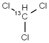 クロロホルム(13C) 化学構造式