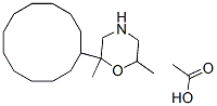 4-Cyclododecyl-2,6-dimethylmorpholine acetate