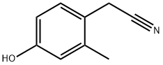 Benzeneacetonitrile, 4-hydroxy-2-methyl- (9CI),317319-45-2,结构式