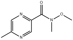 N-methoxy-N,5-dimethyl-2-Pyrazinecarboxamide Struktur