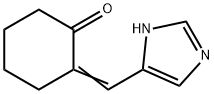 Cyclohexanone,  2-(1H-imidazol-4-ylmethylene)-  (9CI) Structure