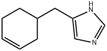 4-CYCLOHEX-3-ENYLMETHYL-1H-IMIDAZOLE Struktur