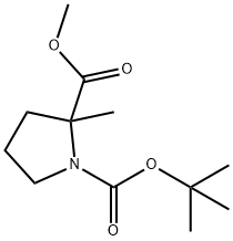 1-tert-Butyl 2-methyl 2-methylpyrrolidine-1,2-dicarboxylate|1-叔丁基2-甲基2-甲基吡咯烷-1,2-二羧酸酯