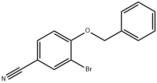 3-Bromo-4-(phenylmethoxy)-benzonitrile Struktur