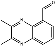 5-Quinoxalinecarboxaldehyde,2,3-dimethyl-(9CI),317593-27-4,结构式