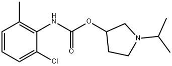31772-86-8 N-(2-Chloro-6-methylphenyl)carbamic acid 1-isopropyl-3-pyrrolidinyl ester