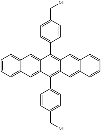 [1,1',4',1",4",1"'-Quaterphenyl]-4,4'''-dimethylalcohol Structure