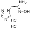 N-羟基-2-(1H-1,2,4-三唑-1-基)乙脒盐酸盐, 317821-66-2, 结构式