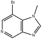 7-溴-1-甲基-1H-咪唑并[4,5-C]吡啶, 317840-04-3, 结构式