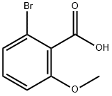 2-ブロモ-6-メトキシ安息香酸 化学構造式