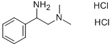 N2,N2-DIMETHYL-1-PHENYL-ETHYLENEDIAMINE DIHYDROCHLORIDE 结构式