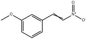 3-メトキシ-β-ニトロスチレン 化学構造式