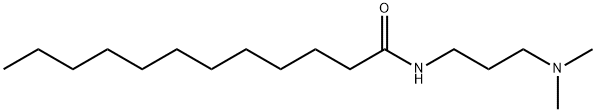 ジメチル[3-(ドデカノイルアミノ)プロピル]アミン 化学構造式
