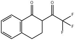 2-(2,2,2-三氟乙酰基)-3,4-二氢萘-1(2H)-酮 结构式