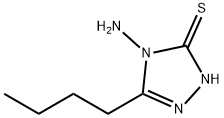 4-氨基-5-丁基-2H-1,2,4-三唑-3-硫酮, 31821-69-9, 结构式