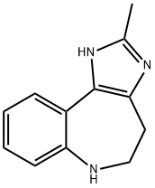 2-Methyl-1,4,5,6-tetrahydroimidazo[4,5-d][1]benzazepine Struktur