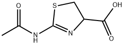 4-Thiazolecarboxylicacid,2-(acetylamino)-4,5-dihydro-(9CI) Struktur