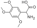 2-氨基-2-(2,4,5-三甲氧基苯基)乙酸,318270-07-4,结构式