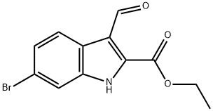 1H-인돌-2-카르복실산,6-브로모-3-포르밀-,에틸에스테르