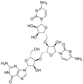 cytidylyl-(5'->3')-cytidylyl-(5'->3')-guanosine 结构式