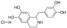 1-[(3,4-dihydroxyphenyl)methyl]-1,2,3,4-tetrahydroisoquinoline-6,7-diol hydrochloride|