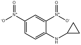 N-Cyclopropyl-2,4-dinitroaniline 结构式