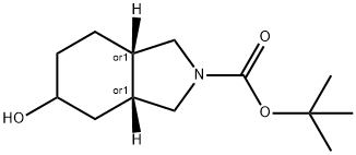 (3aR,7aS)-rel-2-Boc-5-hydroxy-octahydro-2H-Isoindole Structure