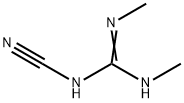 2-氰基-1,3-二甲基胍, 31857-31-5, 结构式