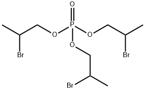 TRIS(2-BROMOPROPYL)PHOSPHATE 化学構造式