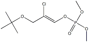 2-Chloro-3-(1,1-dimethylethoxy)-1-propenyl dimethyl phosphate|