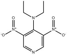 3,5-DINITRO-4-DIETHYLAMINOPYRIDINE 结构式